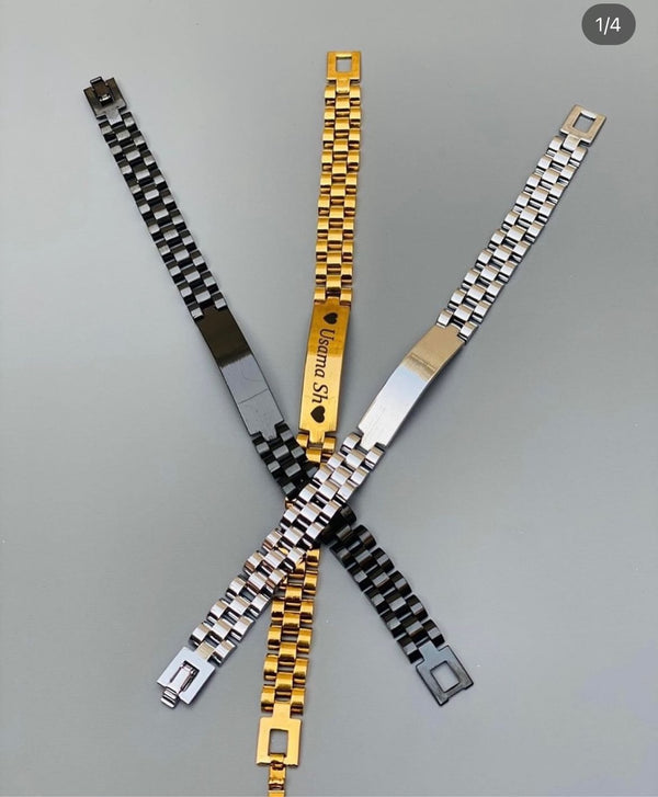 Customized name unisex Bracelet